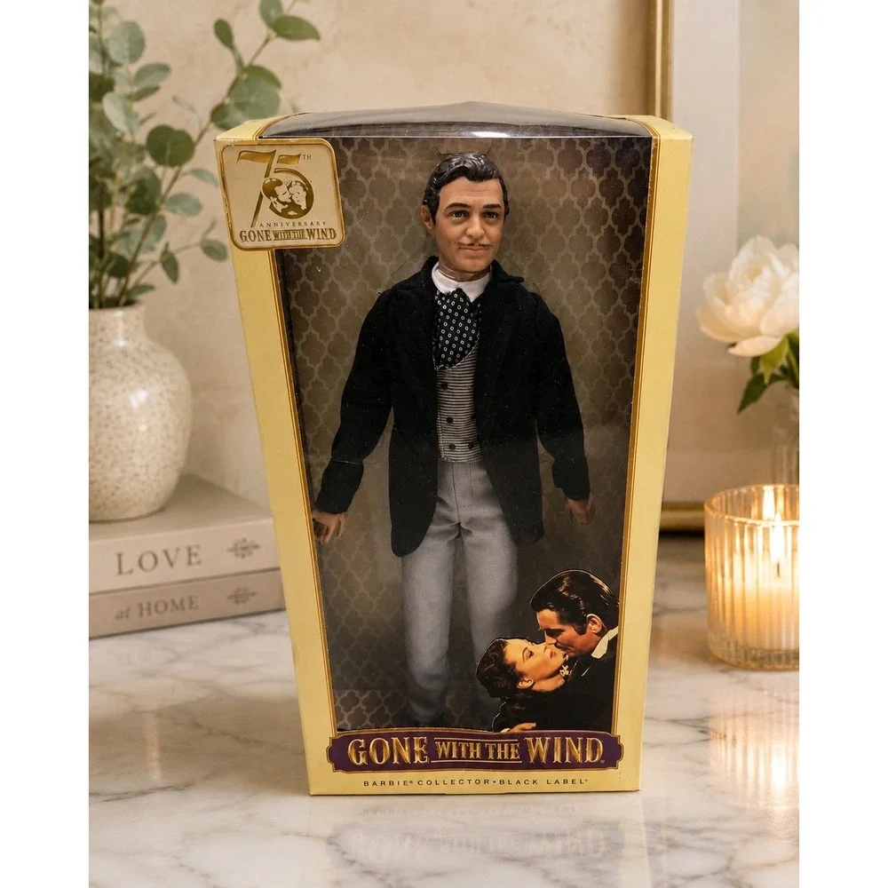 75th Anniversary Gone w/ The Wind Rhett Butler Barbie doll Black Label